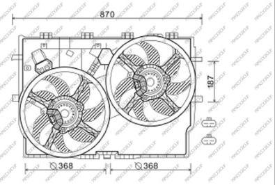 Prasco FT930F004 - Fen, radiator furqanavto.az