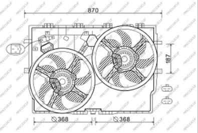 Prasco FT930F005 - Fen, radiator furqanavto.az