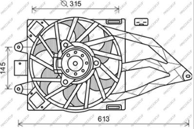 Prasco FT122F005 - Fen, radiator furqanavto.az