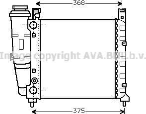 Prasco FT2038 - Radiator, mühərrikin soyudulması furqanavto.az