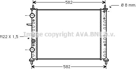 Prasco FT2162 - Radiator, mühərrikin soyudulması furqanavto.az