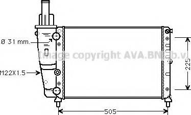 Prasco FT2138 - Radiator, mühərrikin soyudulması furqanavto.az