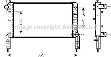 Prasco FTA2263 - Radiator, mühərrikin soyudulması furqanavto.az