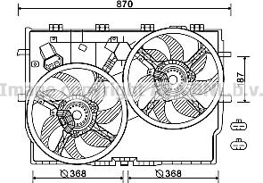 Prasco FT7586 - Fen, radiator furqanavto.az