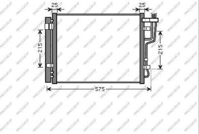 Prasco HN040C002 - Kondenser, kondisioner furqanavto.az