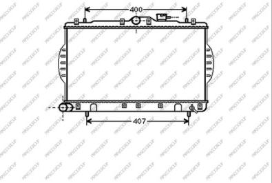 Prasco HN007R002 - Radiator, mühərrikin soyudulması furqanavto.az