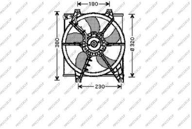 Prasco HN016F001 - Fen, radiator furqanavto.az