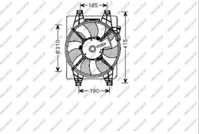 Prasco HN016F002 - Fen, radiator furqanavto.az