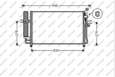 Prasco HN330C001 - Kondenser, kondisioner furqanavto.az