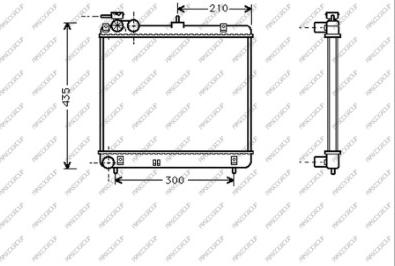 Prasco HN320R001 - Radiator, mühərrikin soyudulması furqanavto.az