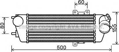 Prasco HY4227 - Intercooler, şarj cihazı furqanavto.az