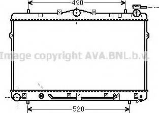 Prasco HY2044 - Radiator, mühərrikin soyudulması furqanavto.az