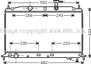 Prasco HY2188 - Radiator, mühərrikin soyudulması furqanavto.az