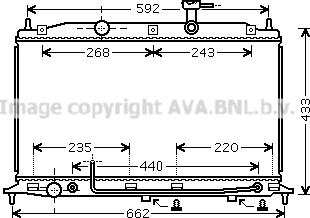 Prasco HY2252 - Radiator, mühərrikin soyudulması furqanavto.az