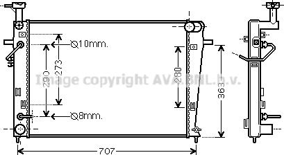 Prasco HY2211 - Radiator, mühərrikin soyudulması furqanavto.az