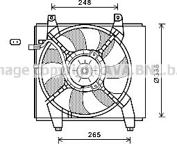 Prasco HY7547 - Fen, radiator furqanavto.az