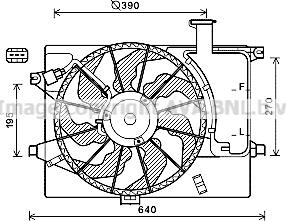 Prasco HY7567 - Fen, radiator furqanavto.az