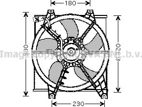 Prasco HY7506 - Fen, radiator furqanavto.az