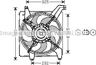 Prasco HY7507 - Fen, radiator furqanavto.az