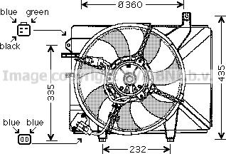 Prasco HY7511 - Fen, radiator furqanavto.az