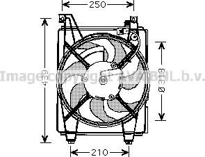 Prasco HY7518 - Fen, radiator furqanavto.az