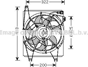 Prasco HY7517 - Fen, radiator furqanavto.az