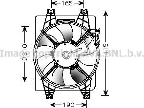 Prasco HY7523 - Fen, radiator furqanavto.az