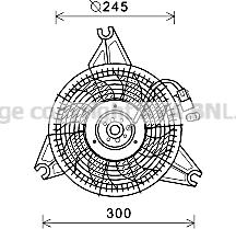 Prasco HY7571 - Fen, radiator furqanavto.az