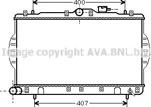 Prasco HYA2047 - Radiator, mühərrikin soyudulması furqanavto.az