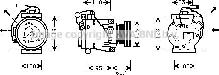 Prasco IVK064 - Kompressor, kondisioner furqanavto.az