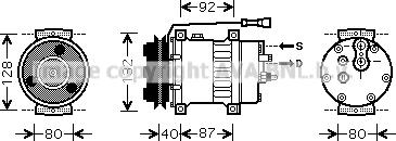 Prasco JRK044 - Kompressor, kondisioner furqanavto.az