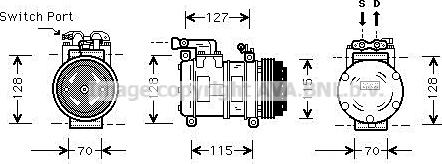 Prasco JRK058 - Kompressor, kondisioner furqanavto.az