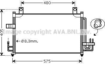 Prasco KA5068D - Kondenser, kondisioner furqanavto.az