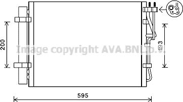 Prasco KA5198D - Kondenser, kondisioner furqanavto.az