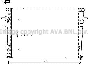 Prasco KA2251 - Radiator, mühərrikin soyudulması furqanavto.az