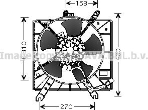 Prasco KA7505 - Fen, radiator furqanavto.az