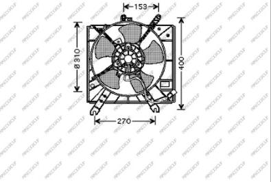 Prasco KI420F001 - Fen, radiator furqanavto.az