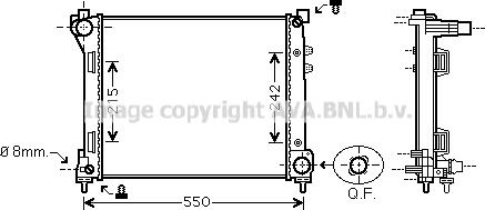 Prasco LC2098 - Radiator, mühərrikin soyudulması furqanavto.az