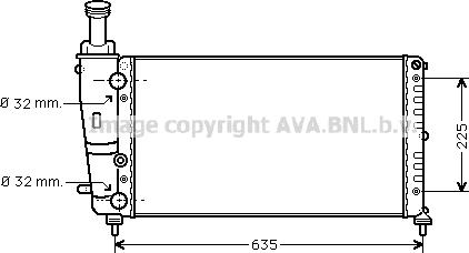 Prasco LC2067 - Radiator, mühərrikin soyudulması furqanavto.az