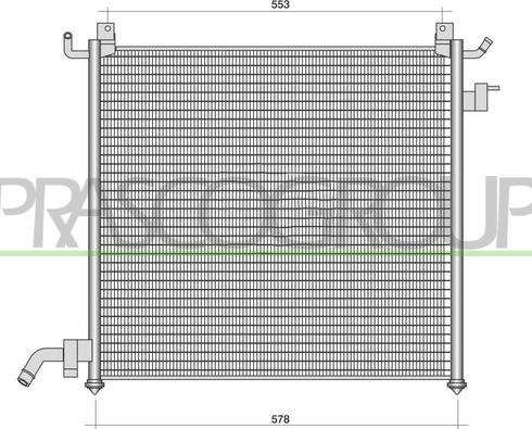 Prasco LR036R002 - Radiator, mühərrikin soyudulması www.furqanavto.az