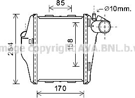 Prasco MC4015 - Intercooler, şarj cihazı furqanavto.az