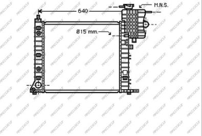 Prasco ME907R006 - Radiator, mühərrikin soyudulması furqanavto.az