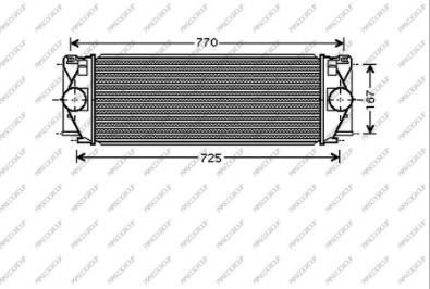 Prasco ME919N001 - Intercooler, şarj cihazı furqanavto.az