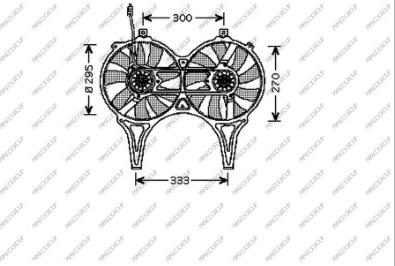 Prasco ME035F003 - Fen, radiator furqanavto.az