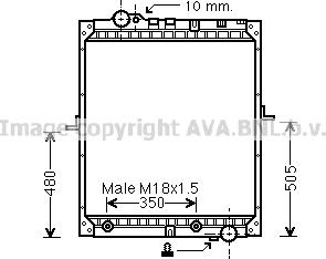 Prasco ME2182 - Radiator, mühərrikin soyudulması furqanavto.az