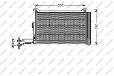 Prasco MN304C002 - Kondenser, kondisioner furqanavto.az