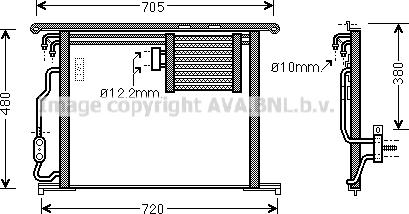 Prasco MSA5467 - Kondenser, kondisioner furqanavto.az