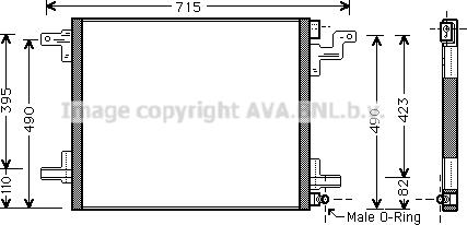 Prasco MS5377 - Kondenser, kondisioner furqanavto.az