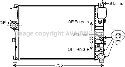 Prasco MS2469 - Radiator, mühərrikin soyudulması furqanavto.az