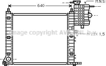 Prasco MS2213 - Radiator, mühərrikin soyudulması furqanavto.az